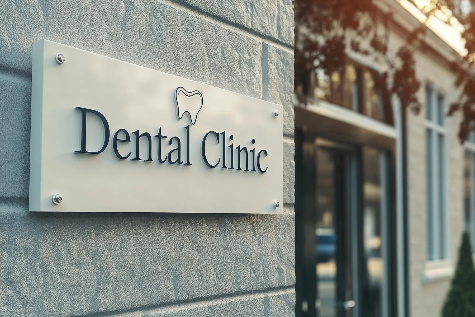 storefront metal sign panel