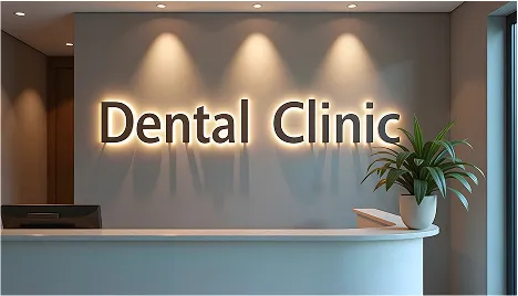 custom acrylic backlit storefront sign
