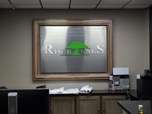 Image showing sign indoor metal, related to customers complete orlando indoor signs manufacturer.