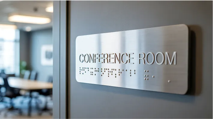 dimensional letters lobby sign