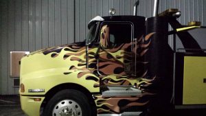 custom full semi truck tractor trailer wrap